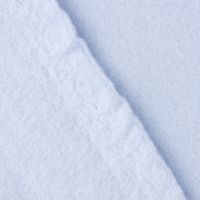 Baumwollfleece Fleece aus Baumwolle einfarbig hellblau 1.45m