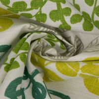 55301-SCHoeNER-LEBEN--Kissenhuelle-creme-mit-Blae_4.jpg SCHÖNER LEBEN. Kissenhülle creme mit Blätter in grün Tönen 50x50cm