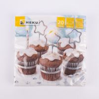 Serviette Weihnachten Cupcake 33x33cm 3lagig 20 Stück