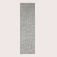 SCHÖNER LEBEN. Tischläufer grau mit Kleksen Tropfen 40x160cm
