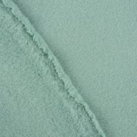 Baumwollfleece Fleece aus Baumwolle einfarbig mint 1.45m