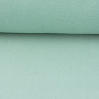 Baumwollfleece Fleece aus Baumwolle einfarbig mint 1.45m