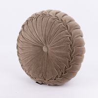 55534-Kissen-Samtkissen-rund-taupe-40x12cm_3.jpg Kissen Samtkissen rund taupe 40x12cm