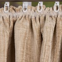 55609-Thermo-Chenille-Fertigvorhang--Kaelteschutz_5.jpg Thermo Chenille Fertigvorhang Kälteschutz Schallschutz Verdunkelung beige 145x245cm