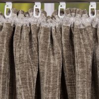55610-Thermo-Chenille-Fertigvorhang--Kaelteschutz_6.jpg Thermo Chenille Fertigvorhang Kälteschutz Schallschutz Verdunkelung grau 145x245cm