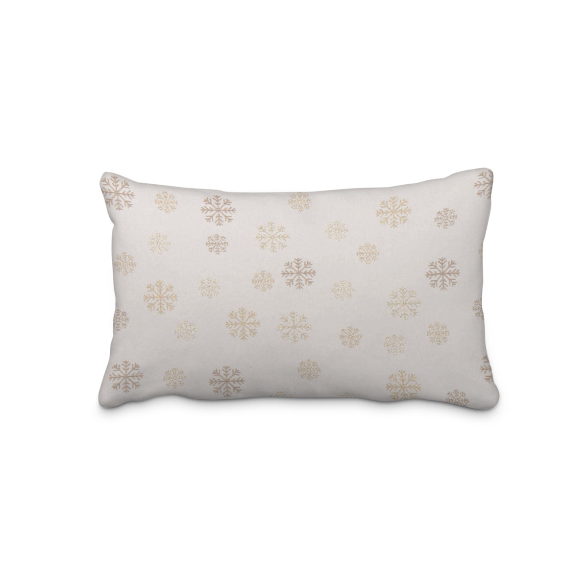 Dekostoff Lurex Wendestoff Weihnachten Schneeflocken beige gold 1.6m