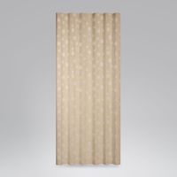 Dekostoff Lurex Wendestoff Weihnachten Schneeflocken beige gold 1.6m