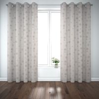 Dekostoff Lurex Wendestoff Weihnachten Schneeflocken beige gold 1.6m