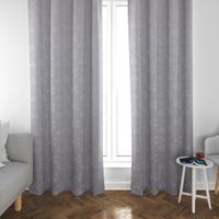 Dekostoff Lurex Wendestoff Weihnachten Sterne grau silber 1.6m
