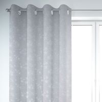 Dekostoff Lurex Wendestoff Weihnachten Sterne grau silber 1.6m