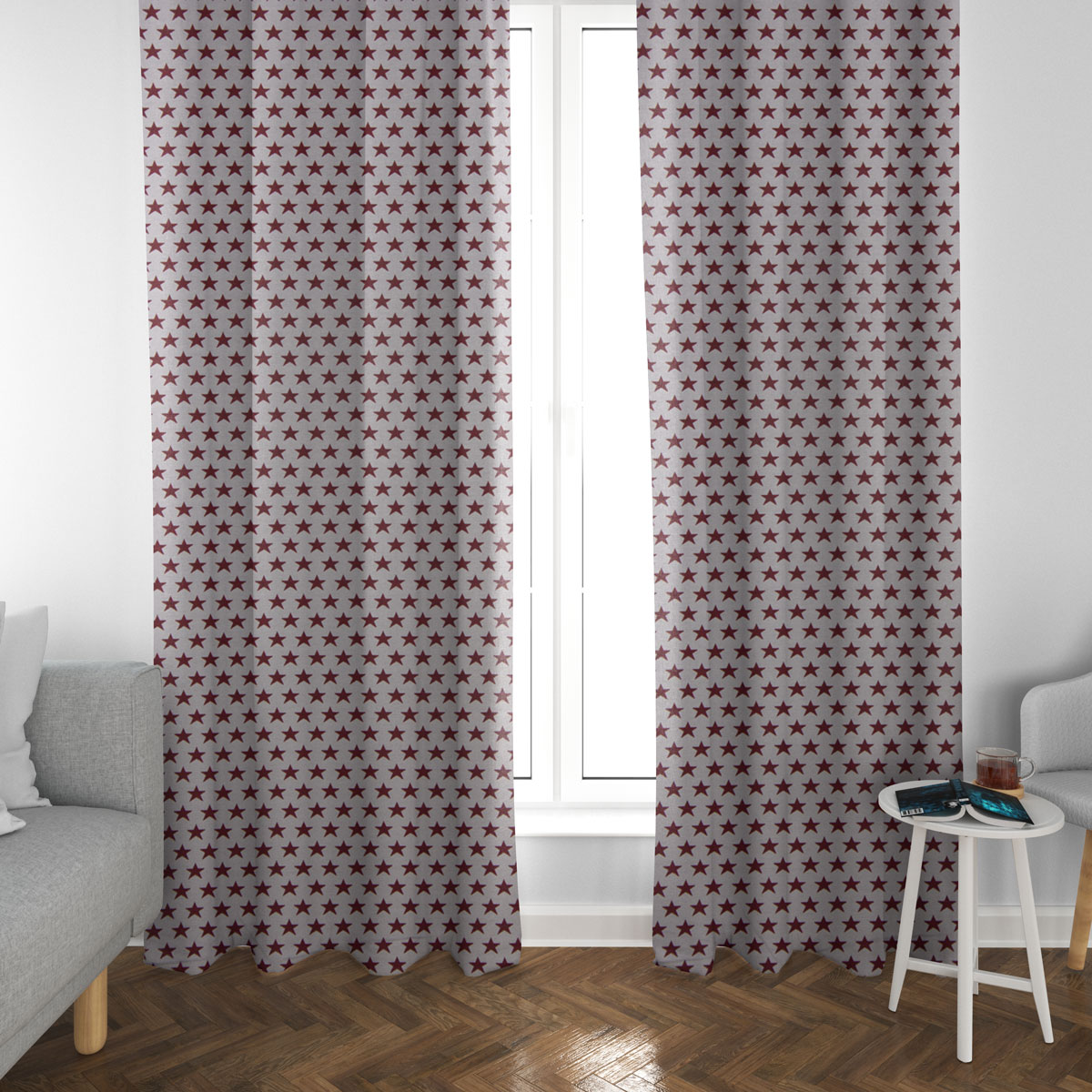 55715-Dekostoff-Jacquard-Wendestoff-Weihnachten-beidseitig-Sterne-weiss-rot-1-4m-Breite-KW45-48697Capture0003Vorhang4.jpg Dekostoff Jacquard Wendestoff Weihnachten Sterne weiß rot 1.4m