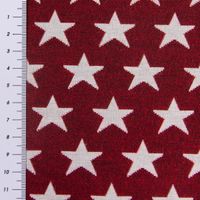 55715-Dekostoff-Jacquard-Wendestoff-Weihnachten-b_6.jpg Dekostoff Jacquard Wendestoff Weihnachten Sterne weiß rot 1.4m