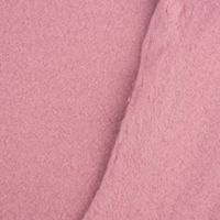 Baumwollfleece Fleece aus Baumwolle einfarbig altrosa 1.45m