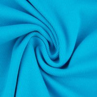 Kreativstoff Strickschlauch Bündchenstoff Baumwolle grob türkis 43cm