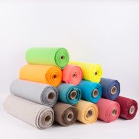 Kreativstoff Strickschlauch Bündchenstoff Baumwolle grob petrol melie