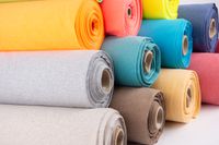 Kreativstoff Strickschlauch Bündchenstoff Baumwolle grob petrol melie