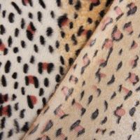 55926-Fellimitat-Webpelz-Kunstfell-Leopard-braun-_4.jpg Velours Fellimitat Kunstfell Leopard braun creme schwarz 1.5m Breite
