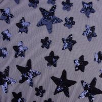 55943-Faschingsstoff-Mesh-Pailletten-Sterne-dunke_2.jpg Faschingsstoff Mesh Pailletten Sterne dunkelblau schimmernd 1.30m