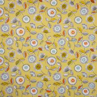 55952-Dekostoff-Baumwollstoff-Sundance-Blumen-hel_4.jpg Dekostoff Baumwolle Sundance Blumen hellgrün braun orange aqua 1.4m