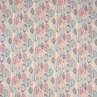 Dekostoff Baumwollstoff Canyon Blätter beige braun grün rot 1.4m