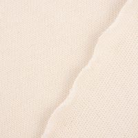 Strickstoff Baumwollstrick Bekleidungsstoff creme 1.60m Breite