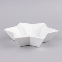 56006-Schale-Stern-Porzellan-weiss-25x25x5cm_1.jpg Schale Stern Porzellan weiß 25x25x5cm