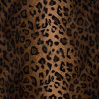 Velours Fellimitat Kunstfell Leopard braun Töne 1.5m Breite