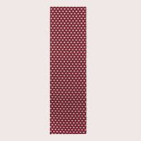SCHÖNER LEBEN. Tischläufer Sterne beidseitig rot weiß 40x160cm