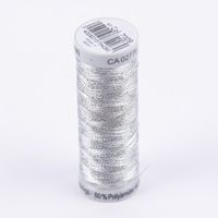 Stickgarn Metalleffekt-Faden Farbnr. 7009 silber 200m