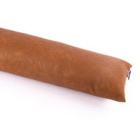 Zugluftstopper Fenster Kunstleder in toller Uni-Camel-Optik