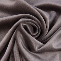 Bekleidungsstoff Samtstoff Stretchsamt einfarbig hellgrau 1.5m Breite