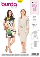 Burda Schnittmuster 6322 Kleid