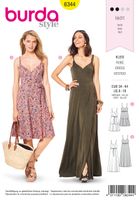 Burda Schnittmuster 6344 Kleid