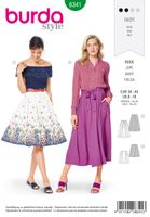 Burda Schnittmuster 6341 Rock