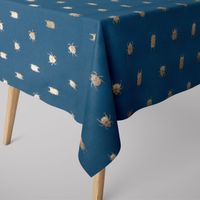 56627-Dekostoff-Baumwollstoff-Kaefer-blau-gold-metallic-1-40m-Breite-KW4-53762Capture0150-Tischdecke.jpg Dekostoff Halbpanama Metallikdruck Käfer blau gold metallic 1.40m