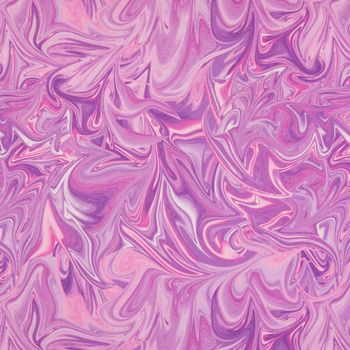Dekostoff Halbpanama Digitaldruck Retro Batik lila pink 1.40m Breite