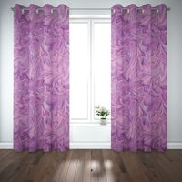 Dekostoff Halbpanama Digitaldruck Retro Batik lila pink 1.40m Breite