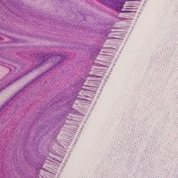 Dekostoff Halbpanama Digitaldruck Retro Batik lila pink 1.40m Breite