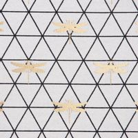 56640-Dekostoff-Jacquard-Stoff-Dreiecke-weiss-sch_2.jpg Dekostoff Jacquard-Stoff Dreiecke weiß schwarz Libelle gold 1.40m