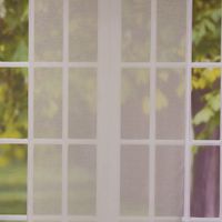 Gardine Paneele Schiebevorhang Meterware KOS taupe halbtransparent 60cm Breite
