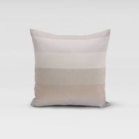 Dekostoff Dobby Streifen 9.5cm creme beige braun grau 1.40m Breite