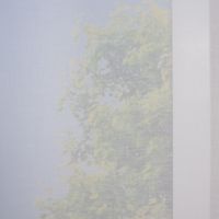 Fertiggardine Schal mit Schlaufenband Batistoptik creme 145x245cm