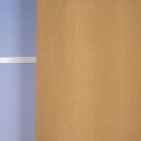 Ösenvorhang Brilliant Leinenoptik einfarbig gelb 140x245cm