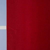 Ösenvorhang Brilliant Leinenoptik einfarbig rot 140x245cm