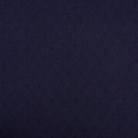 Feinstrick Jersey Baumwolle Pointoille Lochmuster uni navy blau 1.4m