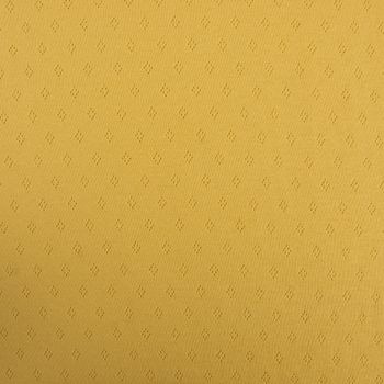 Feinstrick Jersey Baumwolle Pointoille Lochmuster uni senfgelb 1.4m