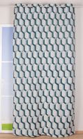 57027-oesenvorhang-Jacquard-grafisch-weiss-petrol-140x260cm-KW10-58372Capture0003.jpg Ösenvorhang Jacquard grafisch weiß petrol 140x260cm