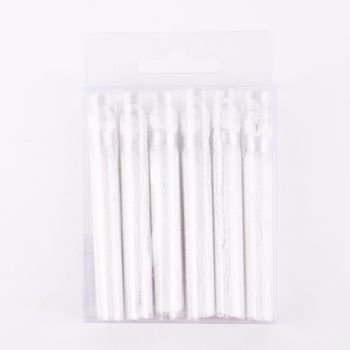 6er Pack hochwertige Quasten 7cm in seidiger Optik mit Aufhängeschlaufen Farbauswahl