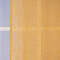 Ösengardine Leinenoptik uni senfgelb 140x260cm