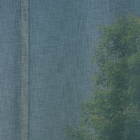 Ösengardine Leinenoptik uni petrol 140x260cm